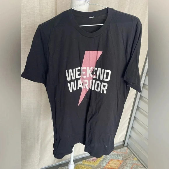 Women's "Weekend Warrior" Graphic T-Shirt - Sz. L - Picture 1 of 2